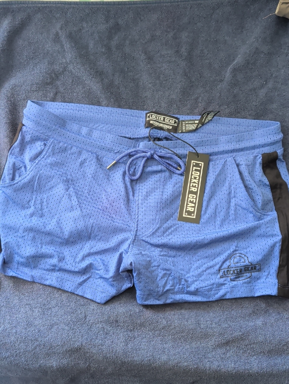 NWT Men's Blue Athletic Mesh Shorts
